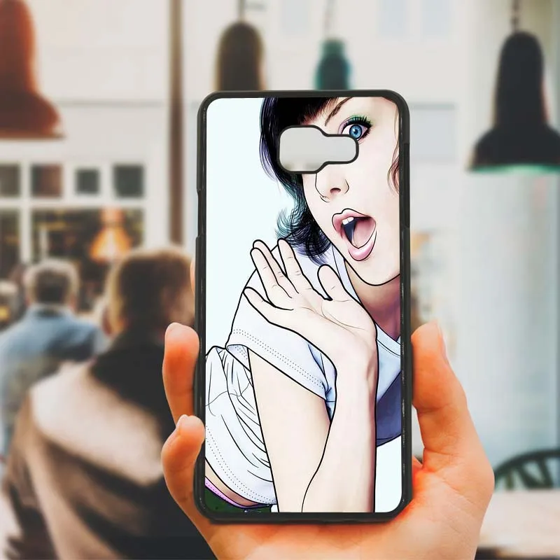 Cool Fashion Pretty Girl Cell Phone Case Hard Plastic Cover Protect for Samsung Galaxy S8 S9 Plus S3 S4 S5 Mini S7 S6 Edge | Мобильные