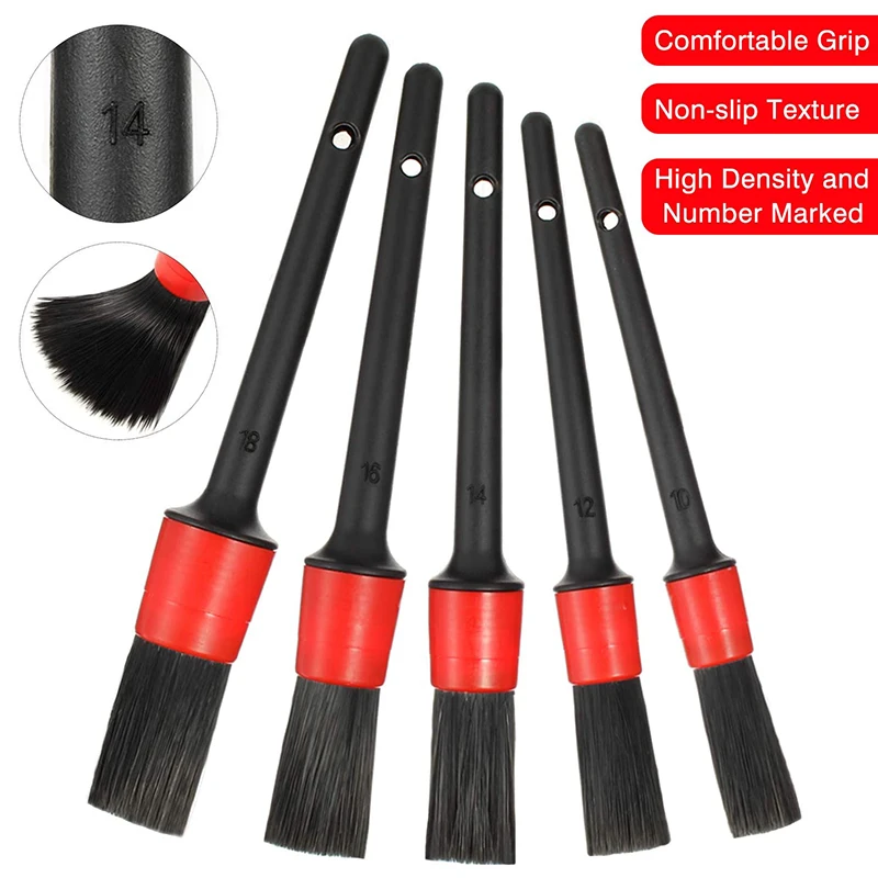 

Car Beauty Brush Set Wheel and Tire Brush Set Wheel Rim Cleaning Brush spaceDetail Brush Short Handle