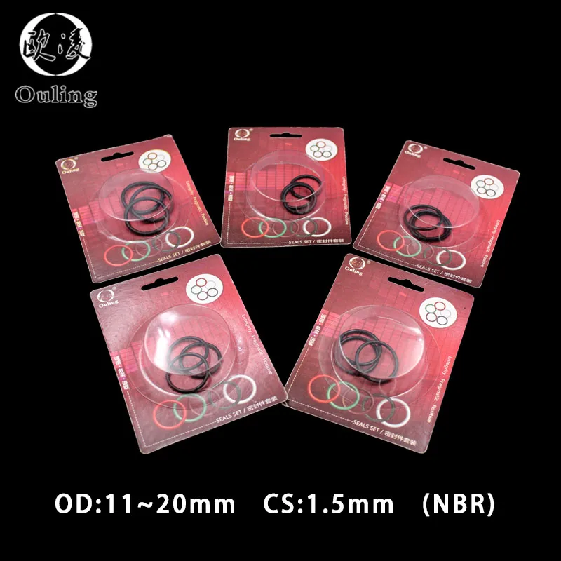 Черное уплотнительное кольцо NBR Нитриловая Резина водонепроницаемая