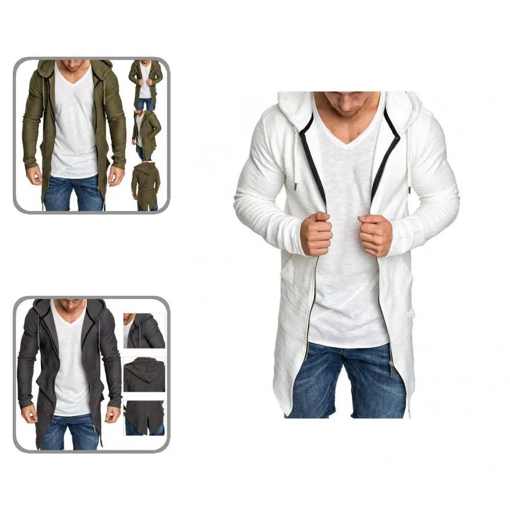

Warm Solid Color Longline Zipper Hoodies for Work Hoodie Cardigan Warm Solid Color Longline Zipper Hoodies for Work