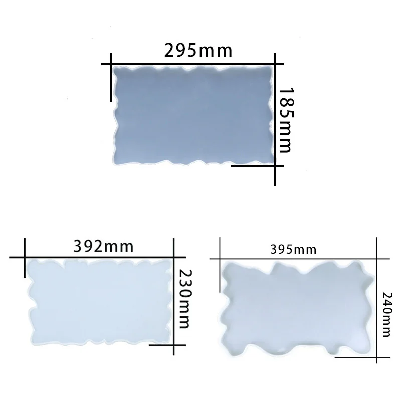 

Diy Fruit Tray Silicone Mold Resin Irregular Shape Crystal Epoxy Mold Making Household Tea Food Tray Rack Craft Decoration Tool