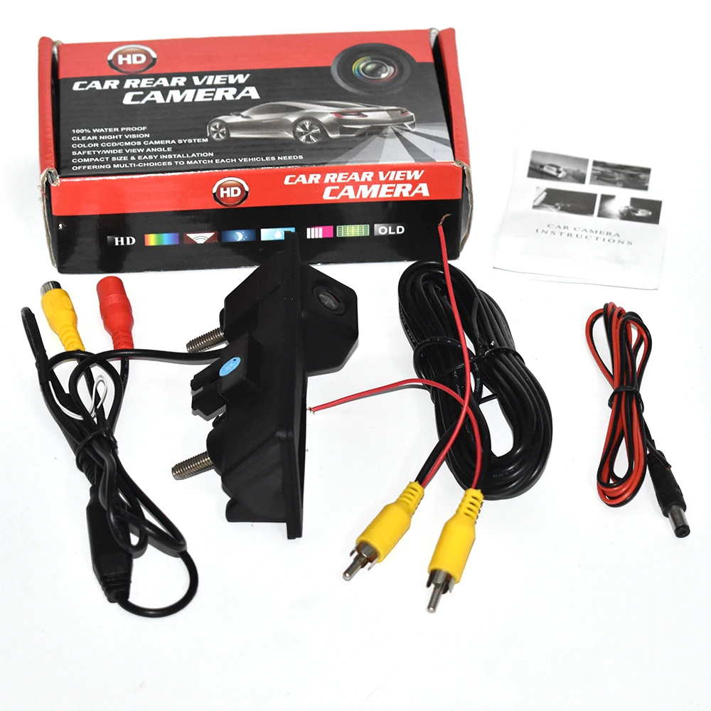 Камера заднего вида ZJCGO HD CCD камера для парковки багажника Porsche Cayenne 92A Skoda Yeti Seat