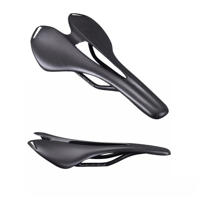 

Cycling Saddle 3K Full Carbon Fiber Mountain Bike Dead Fly Bicycle Hollow Seat Super Light and Comfortable Road Bike Saddle