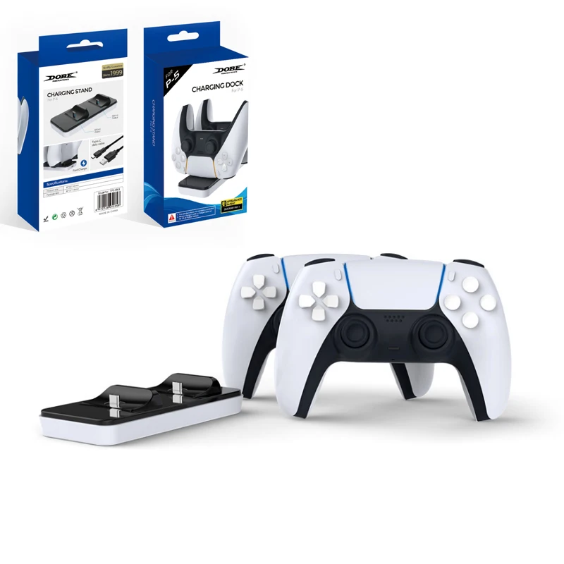 

Новый PS5 контроллер зарядное устройство зарядная станция с двумя USB станция съемный зарядный порт зарядное устройство для Playstation 5 беспроводной геймпад