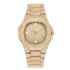 Часы мужские, кварцевые, нержавеющая сталь, с микропавой и фианитами