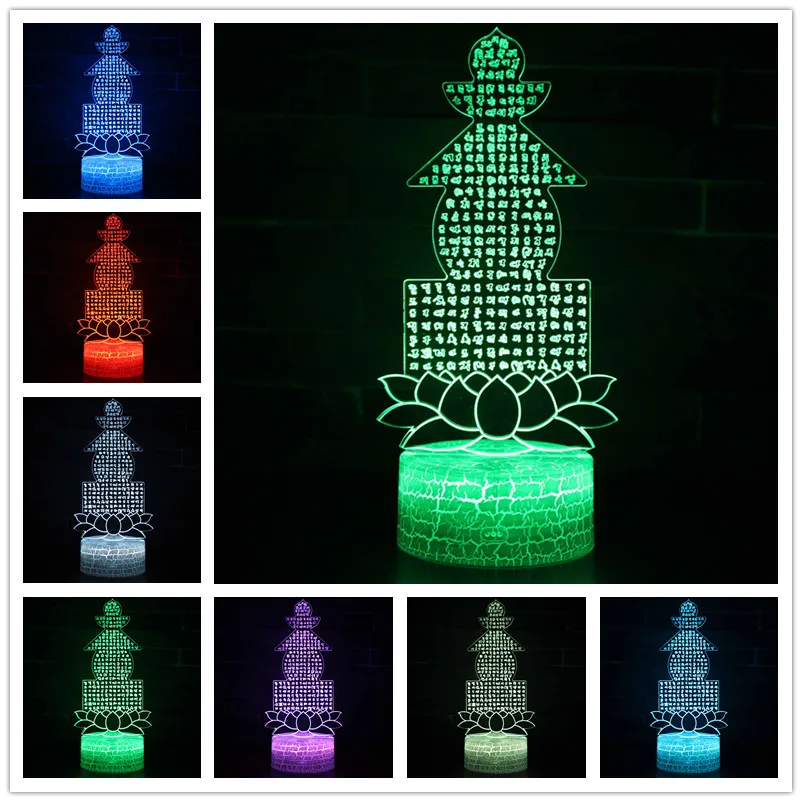 

Светодиодный ночник Lotus Touch с пультом дистанционного управления, цветной настольный 3D светильник с Bluetooth и динамиком для украшения дома, спа...