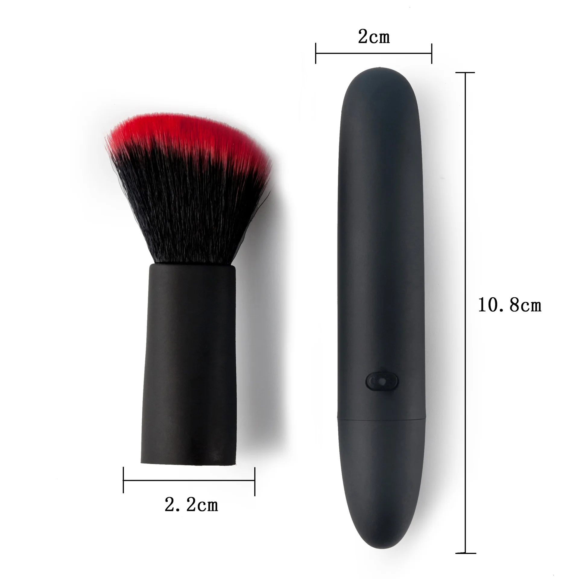 Перезаряжаемая Кисть для макияжа вибрирующий Камуфляжный вибратор с флиртом