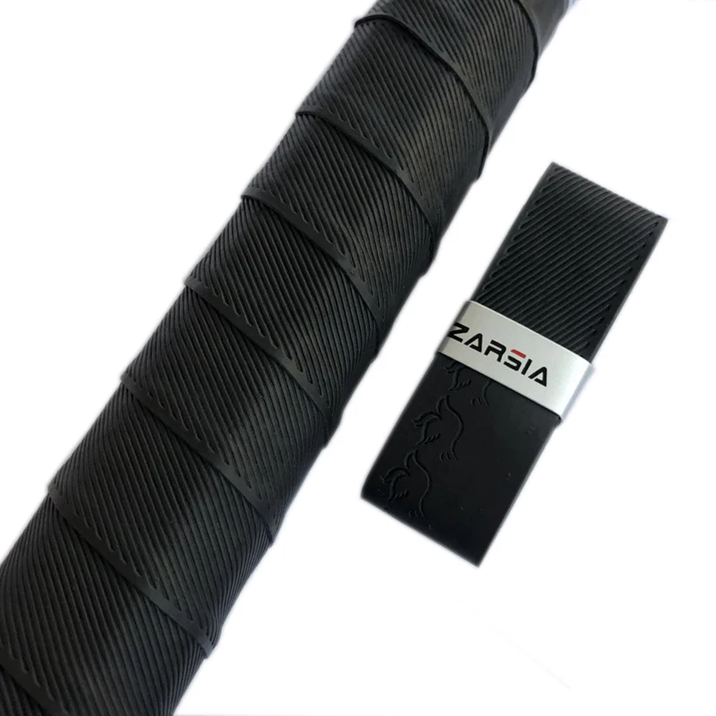 3 штуки поверхностных обмоток для теннисной ракетки с тиснением из твила ZARSIA для тенниса и бадминтона.