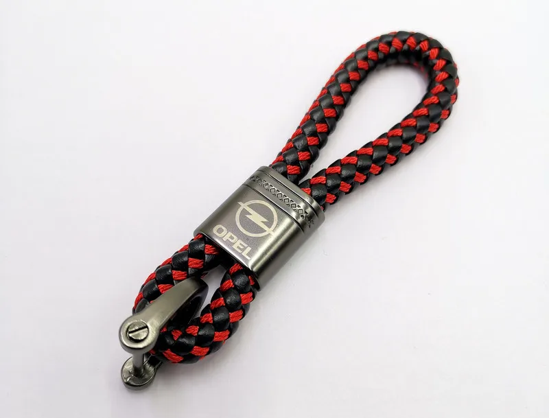 Автомобильный брелок металлический кожаный для ключей opel Adam Astra J K Corsa Insignia Zafira