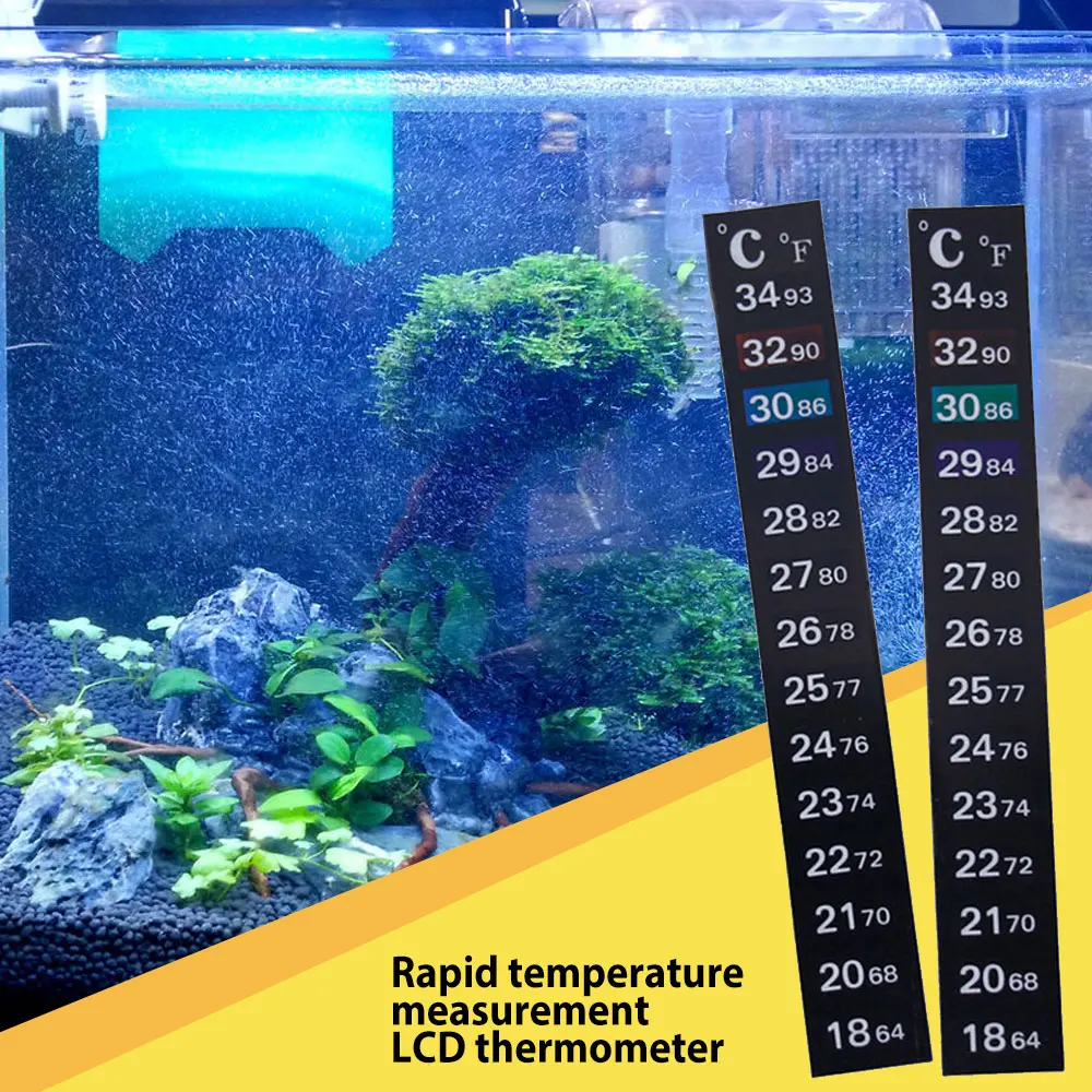 Аквариумный термометр поверхностного монтажа Стикеры домашнего офиса