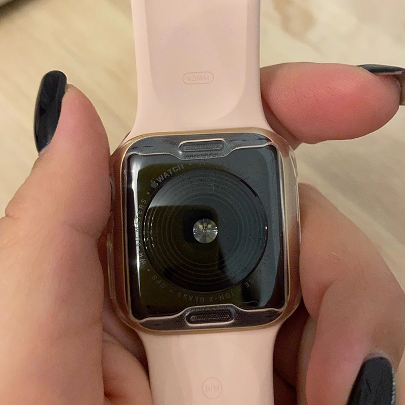 Удивительная тонкая ТПУ Защита экрана для iWatch 4 3 2 44 мм 40 360 мягкий прозрачный