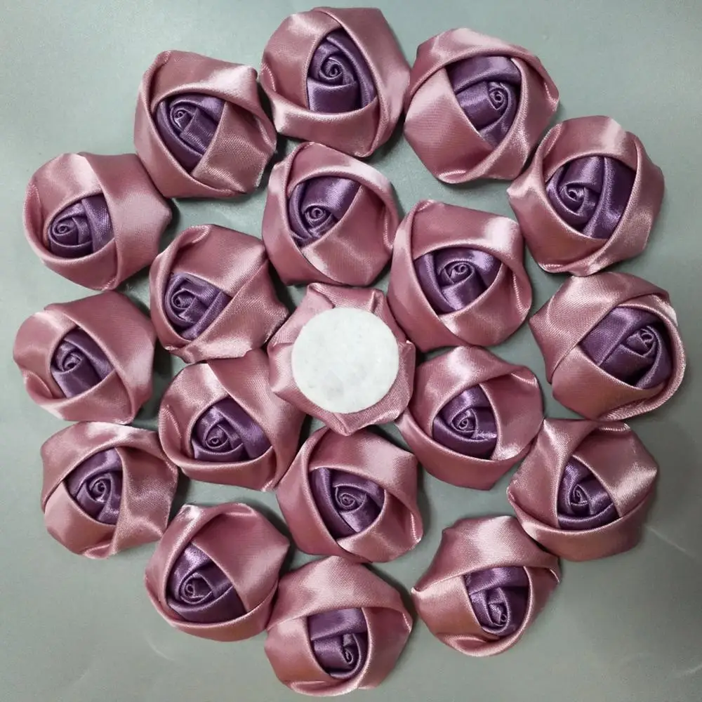 10pcs/lot 3.5CM Simulation Two-tone Silk Rosebud Bridal Bouquet Decorative Item DIY Handmade Material Wedding Artificial Flowers | Дом и сад