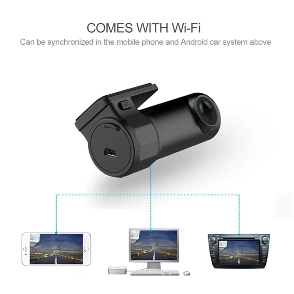 1080P Камера Dash Cam мини WI-FI Видеорегистраторы для автомобилей цифровой регистратор
