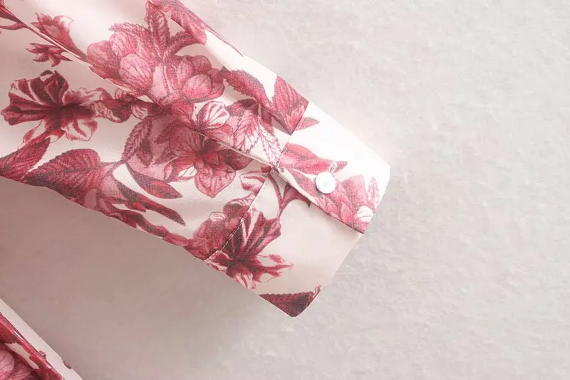 Новинка женское платье с v-образным вырезом и цветочным принтом повседневное