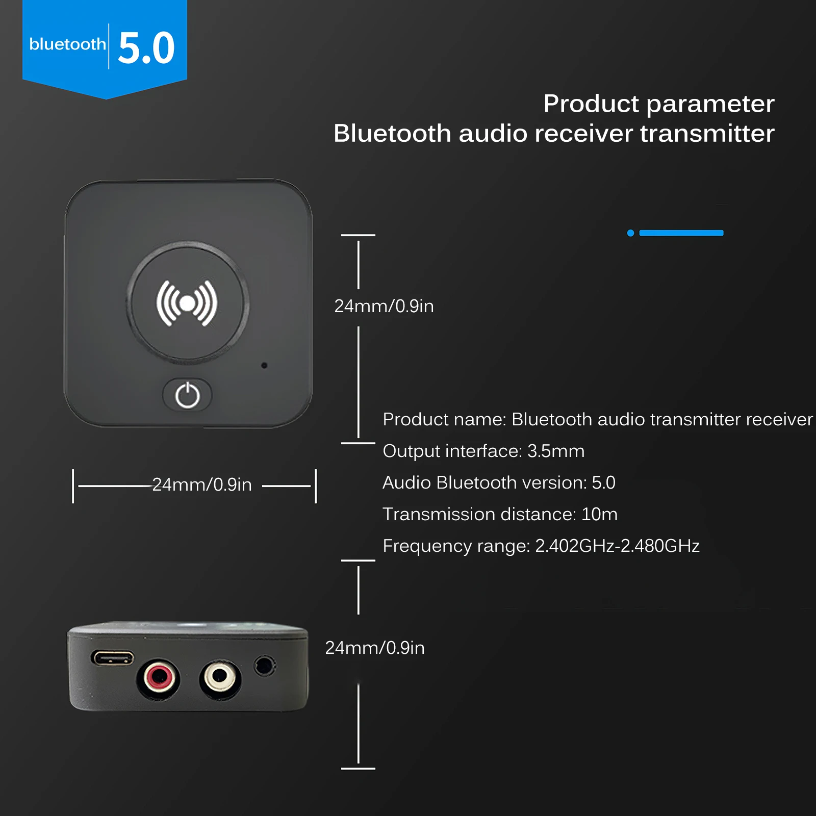 2 в 1 высокоскоростной Bluetooth 5 0 передатчик и приемник для наушников | Электроника