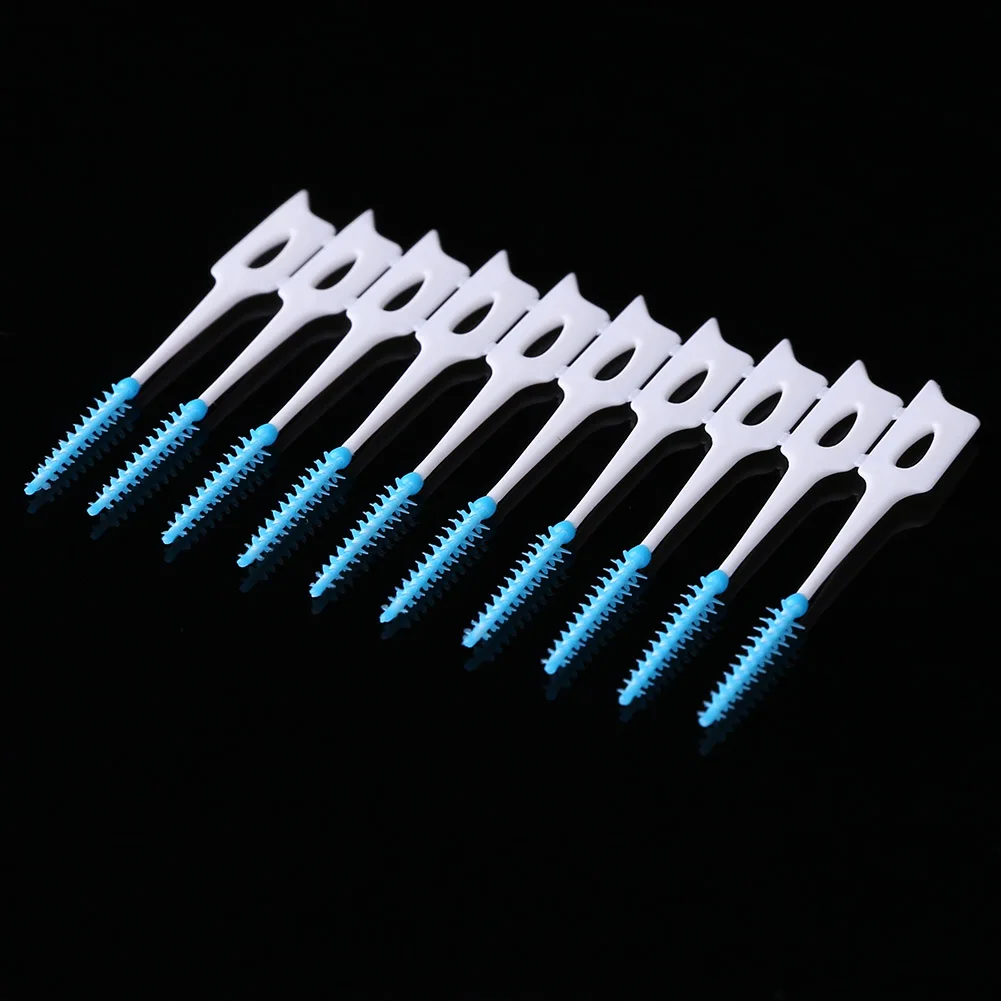 160 шт. одноразовых зубных нитей уход за полостью рта межзубные щетки набор для