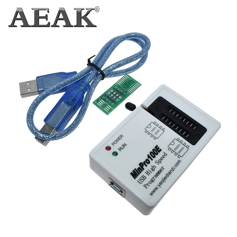 AEAK MinPro100E MinPro100G BIOS программист в FLASH SPI 24/25/95 считывание и запись USB памяти
