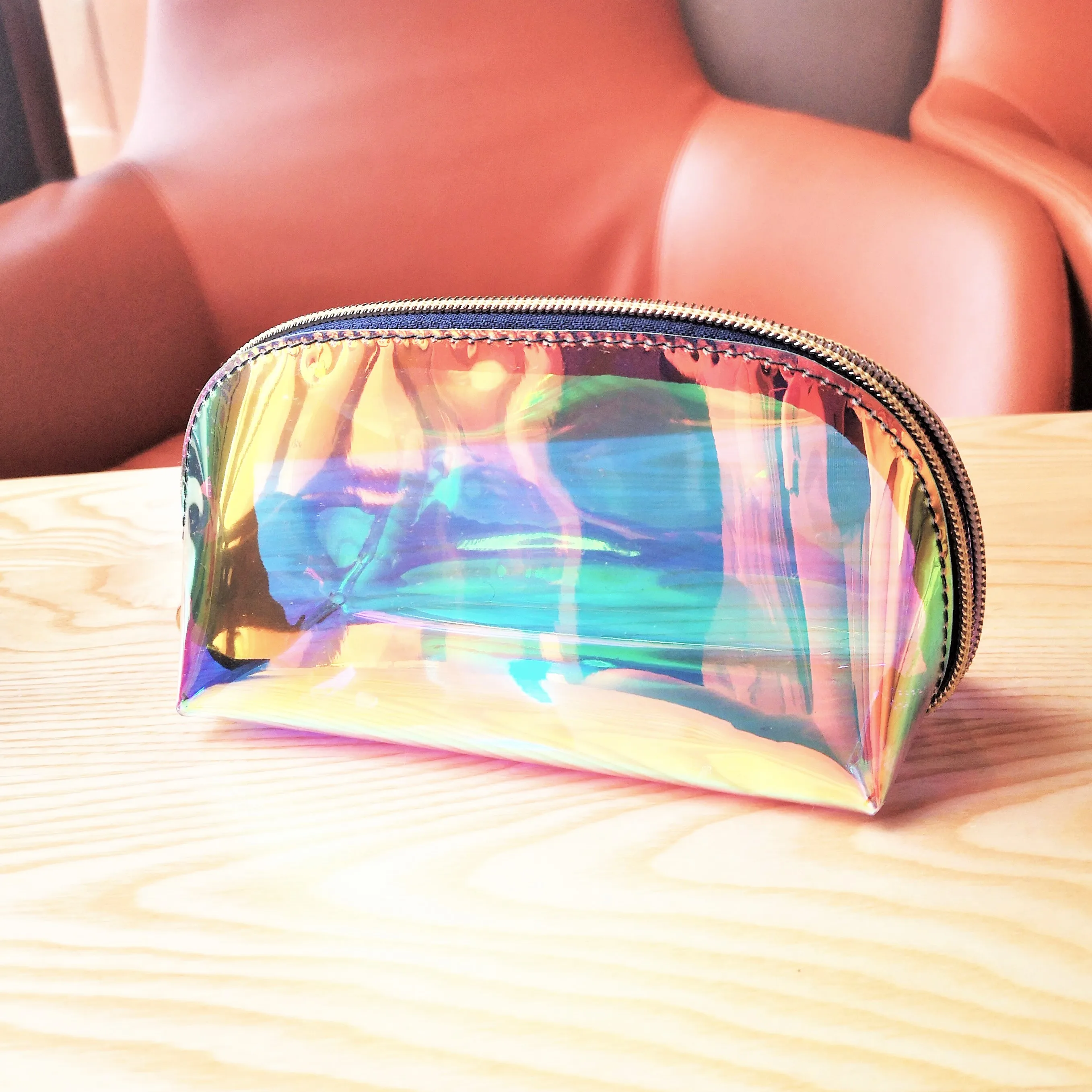 Лазерная Deisgn косметичка для женщин макияж Чехол ПВХ прозрачный дорожный