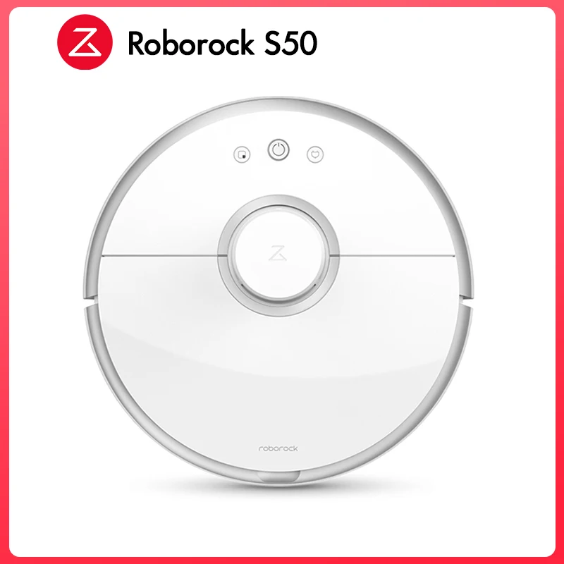 White Roborock робот пылесос 2 s50 s55 для Xiaomi Mi дома приложение Smart автоматической очистки мокрой уборки подметания пыли Беспроводной - Цвет: White