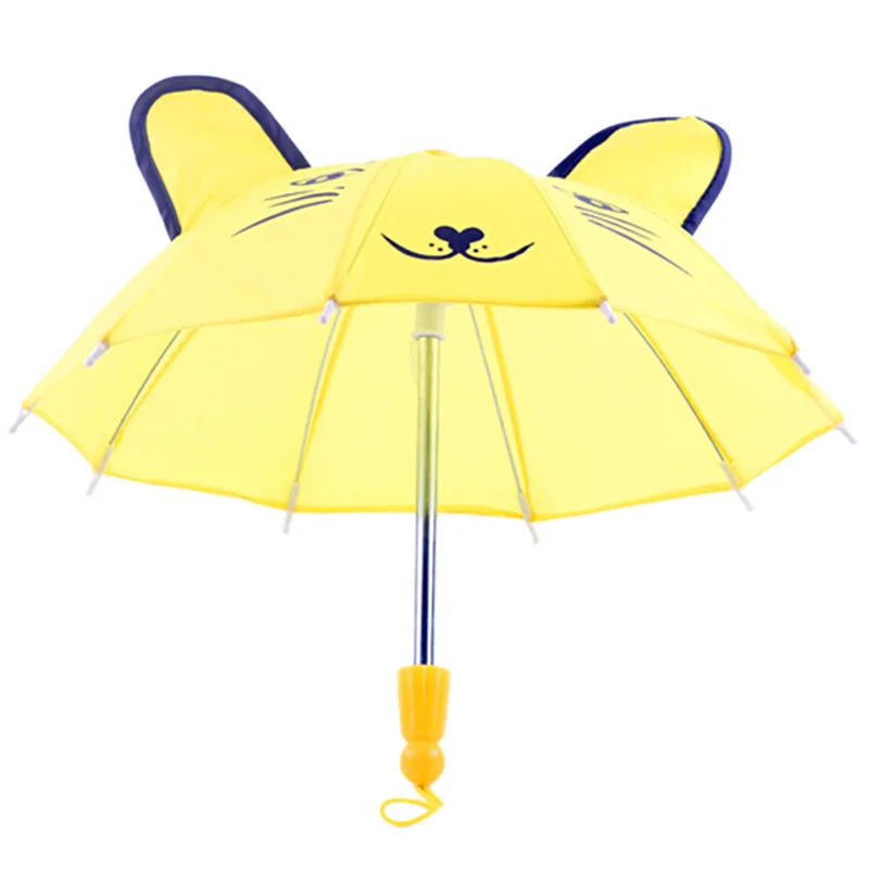 Кукольный зонт миниатюрное цветное дождевое снаряжение подходит для кукол