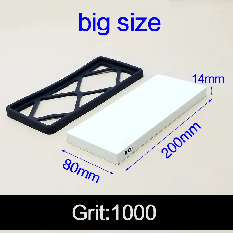 big size 1000 grit 240 600 1500 4000 6000 Грит точилка для заточки ножа Камень точильный камень хонинговальный точильный камень вода камень - Цвет: big size 1000 grit