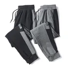Мужские спортивные брюки, Осень-зима, раньше, фитнеса, бодибилдинга, джоггеры, тренировочные брюки, мужские повседневные хлопковые брюки-карандаш для мужчин