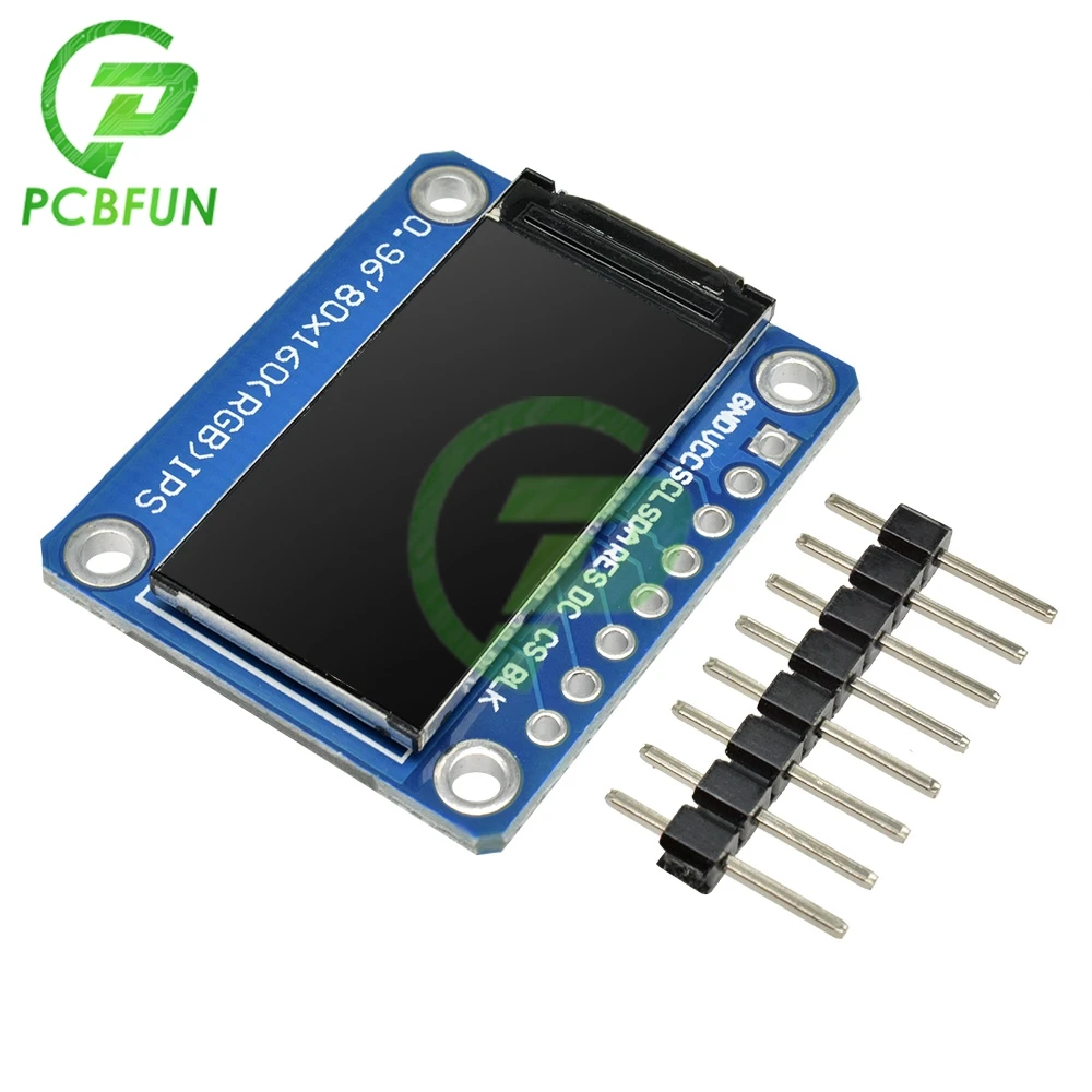 HD 65K 0 96 дюймовый TFT-дисплей Ips ЖК-экран Привод IC ST7735S 3 В 160x80 SPI интерфейс для