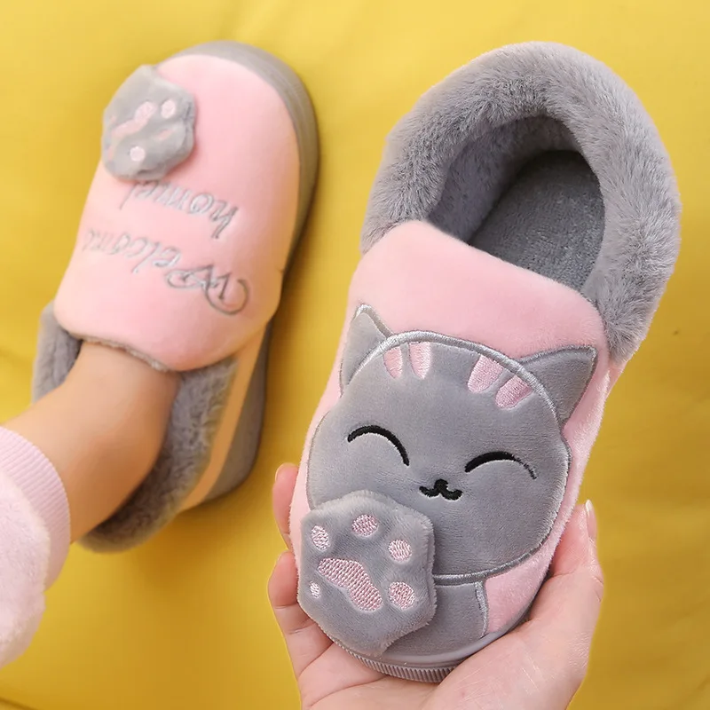 Тапочки детские зимние с плюшевой подкладкой на возраст 1 3 года|kids house shoes|children