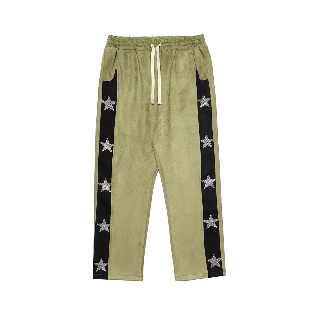 

EukaaRu Casual Pants Men Streetwear Loose Straight Pants Trend Sports Wide Leg Pants Hip Hop Trousers for Men Harajuku Fashion