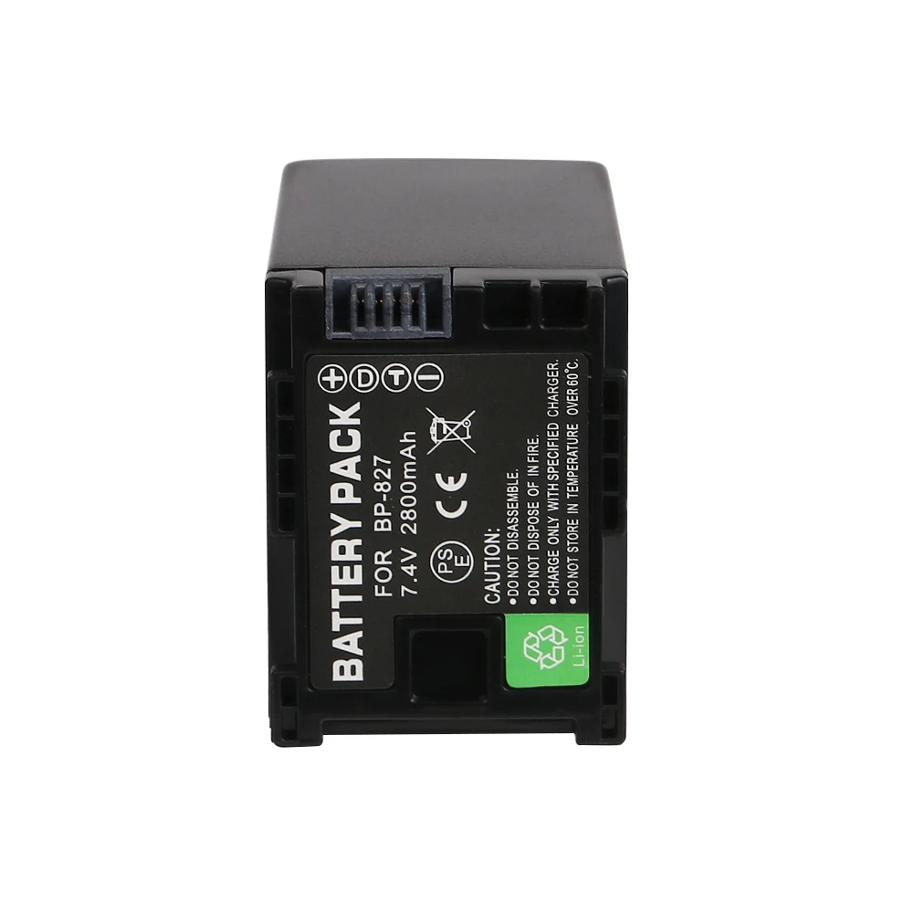 Ооз оригинальный высокое Ёмкость Камера Батарея BP 827 819 807 809 808 для CANON HG31 XA10 HF20 HF10