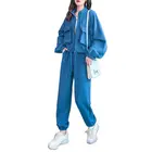 Модная роскошная дизайнерская одежда, Женский Повседневный свободный спортивный костюм, Новинка весна-осень 2022, свитер для инструментов, комплект из двух предметов для женщин