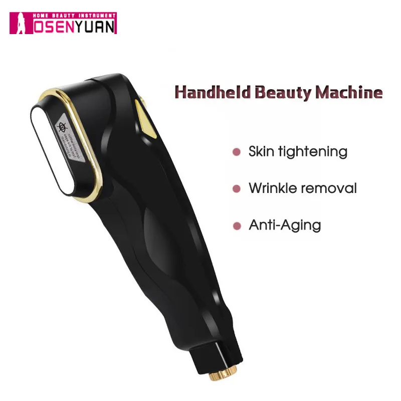 

Ultrasonic Mini Hifu Facial Massager Radio Frequency Face Lifting Machine Home Use Skin Care Anti Wrinkle Tightening Device