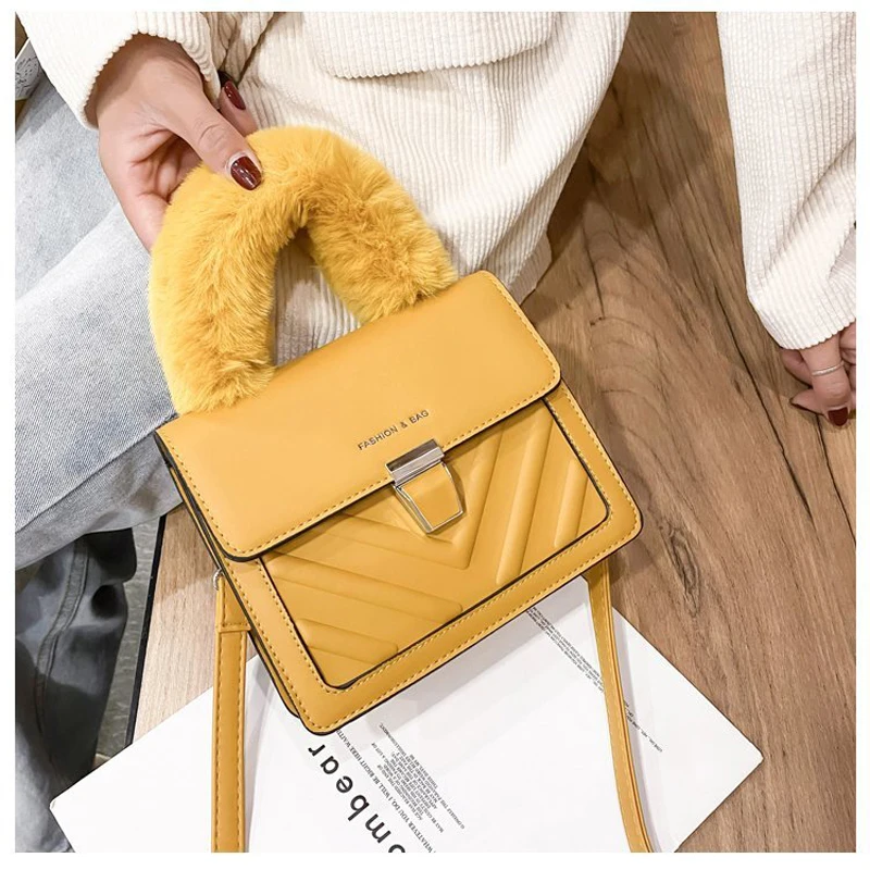 

MINI Stone Pattern PU Leather Crossbody Bags For Women 2020 Luxury Shoulder Simple Bag Lady Totes Design Handle Handbags