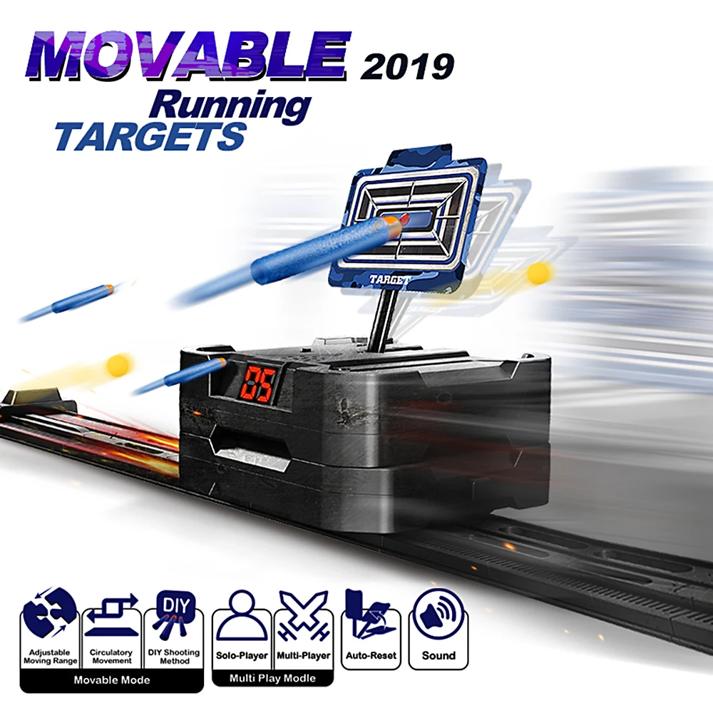 Подвижная цель для бега регулируемая самодельная стрельба с электрическим