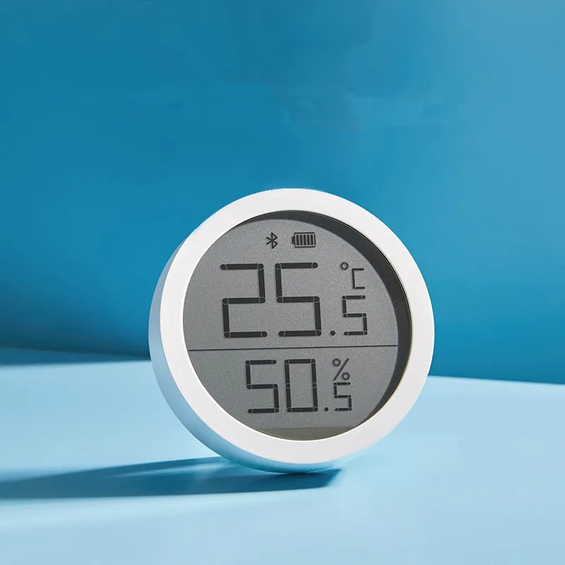 Датчик температуры и влажности Qingping Bluetooth совместимый с ЖК-экраном термометр
