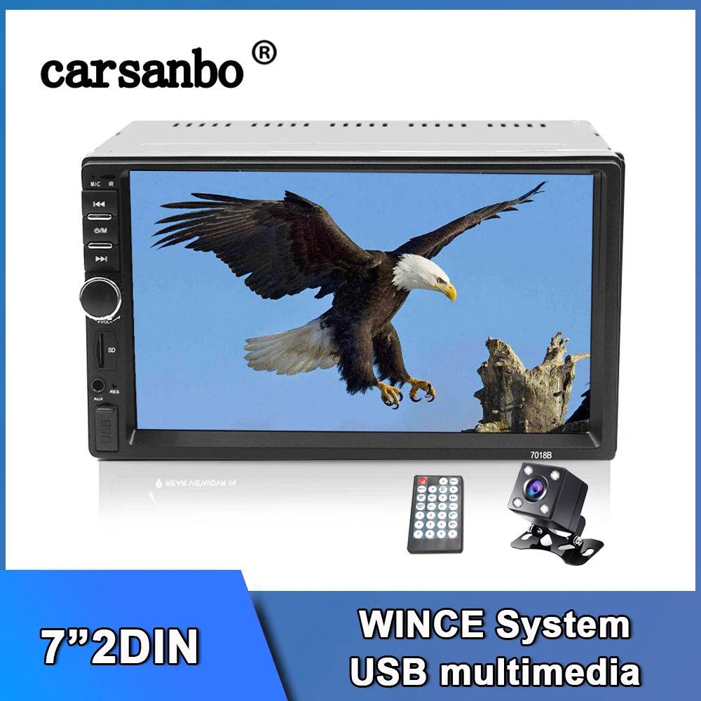7 дюймов 2Din сенсорный Экран FM TF автомобиль радио Bluetooth стерео MP4 MP5 мультимедия