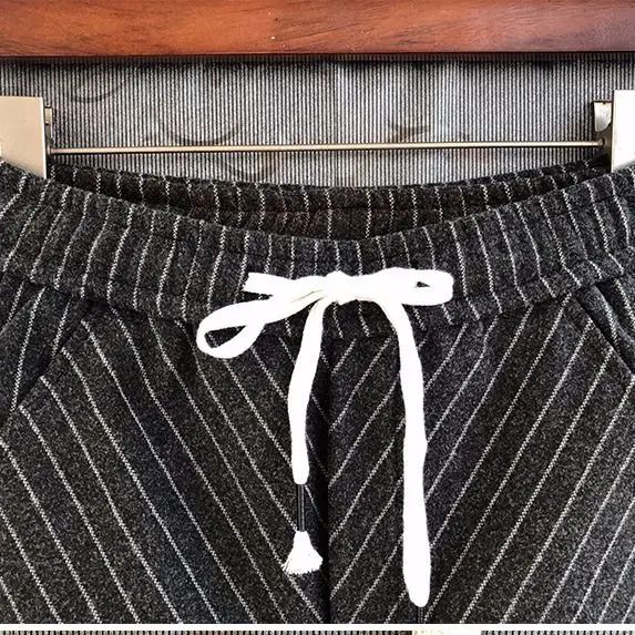 Idopy Модные мужские трендовые высококачественные джинсы шаровары с кулиской