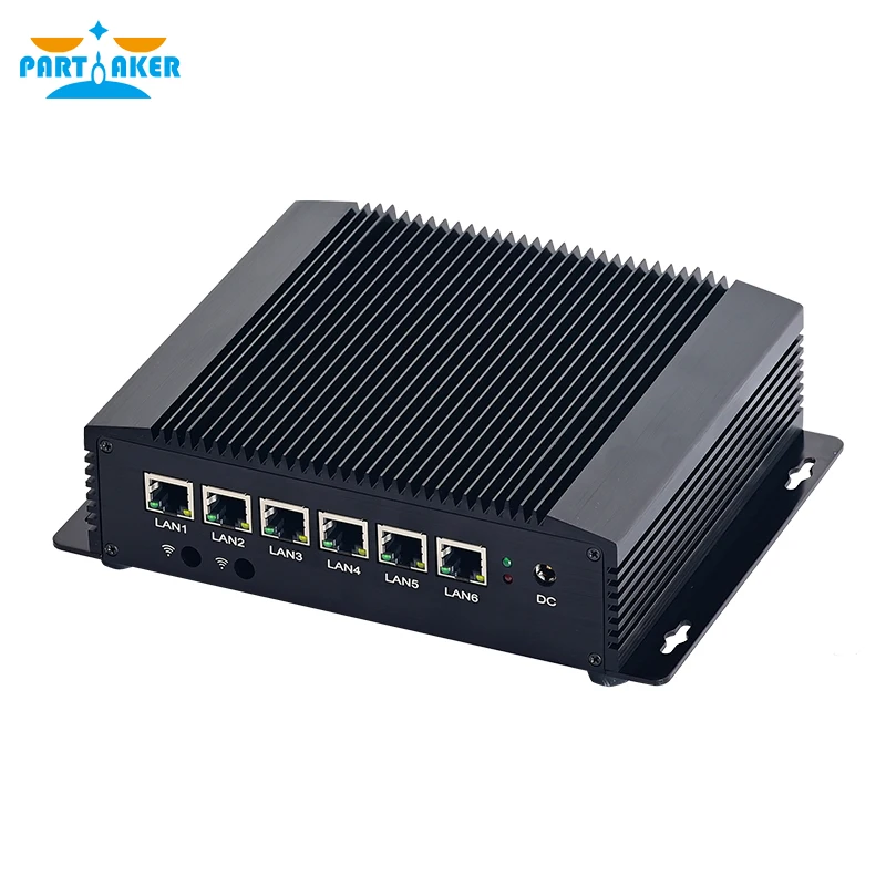 Промышленный мини ПК i5 8265U 6 LANs брандмауэр прибор PC pfSense маршрутизатор 2 * RS232 4G/3G WiFi |