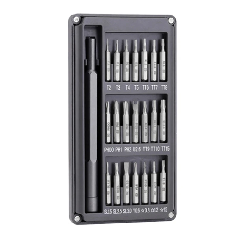 

ABSF 22 in 1 Precision Screwdriver Set Bits Magnetic Screwdriver Bit Set Accessory Mini Electronics Repair Tool Kits