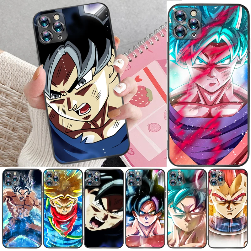 

Figure Anime Super Warrior Dragon Color Painting Phone Case For iPhone 11 Pro Max Cases Carcasa Coque Back Cover