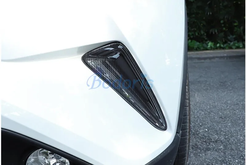 Для Toyota C-HR CHR C HR углеродное волокно противотуманная фара ручка боковое крыло заднего вида крышка автомобиля Стайлинг Аксессуары