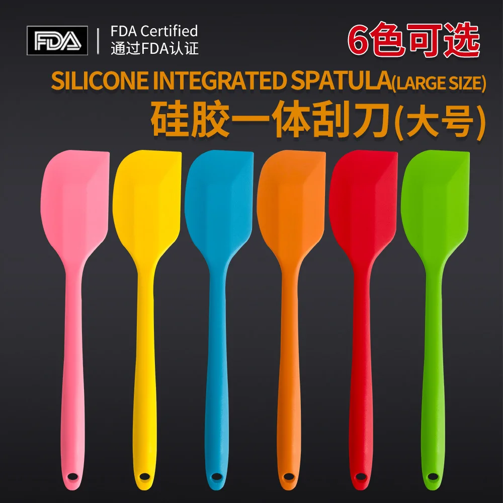 

Food Grade Non Stick Butter Cooking Silicone Spatula Set Cookie Pastry Scraper Cake Baking Spatula Silicone Spatula 28X5.5CM