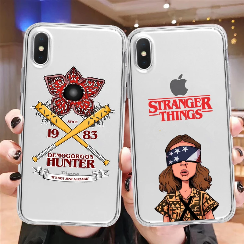 Stranger Things Season 3 American TV Clear Soft silicone Phone Case For iphone 11 Pro Max 2019 X 5S 5 SE 6 6s 7 8 plus XS Max XR