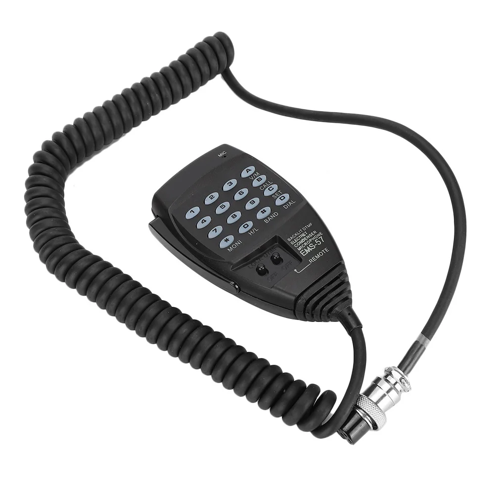 

EMS‑57 DTMF 8Pin Hand Microphone for Alinco DR‑135 DR‑635 DR‑435 DR‑235 MIC with Keyboard EMS‑57 Microphone EMS‑57 Microphone