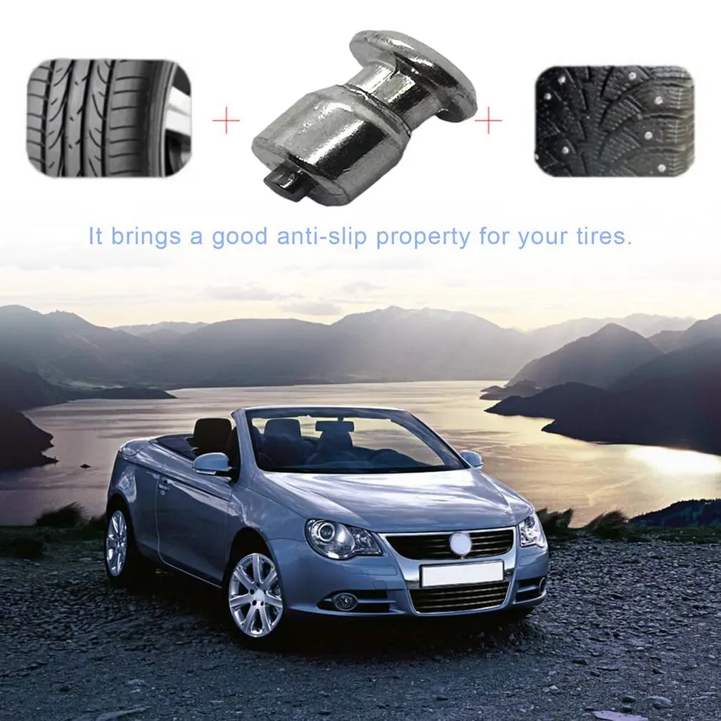 Металлический винт гвоздик для зимних шин 100 шт. 8 мм противоскользящий