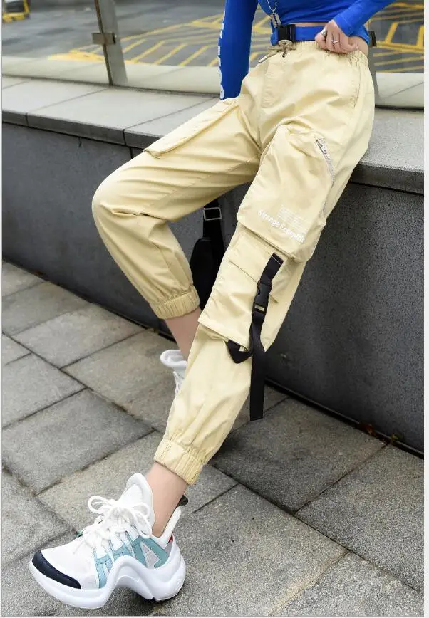 Women's waist elastic loose casual trousers | Женская одежда