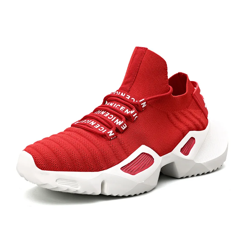 

Designer shoes Sports socks and shoes Air permeability of flying fabric Comfortable jogging shoes sports shoes Large snake