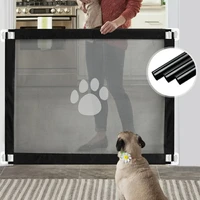 pet dog fence gate dog steel pipe door fence household isolation net portable assembly type safety fence dog gate pet supplies
