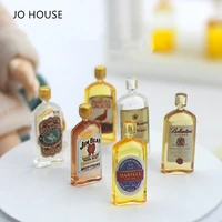 jo house 6pcsset miniature model whiskey wine bottle dollhouse 112 decoration accessory toy