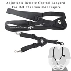 Регулируемый ремешок для пульта дистанционного управления, плечевой ремень, подвесная веревка, ремешок на шею с крючком для DJI Phantom 34 Inspire, аксессуары